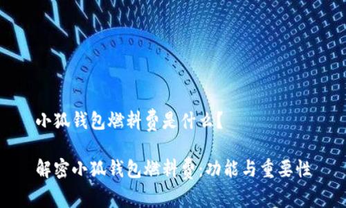 小狐钱包燃料费是什么？

解密小狐钱包燃料费：功能与重要性