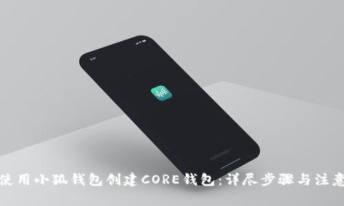 如何使用小狐钱包创建CORE钱包：详尽步骤与注意事项