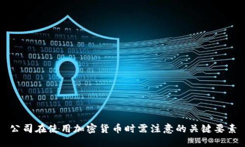 公司在使用加密货币时需注意的关键要素